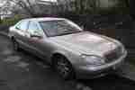 2001 MERCEDES S320 AUTO GOLD+CAT C +MOT