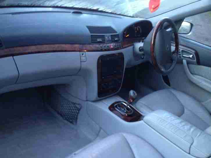 2001 MERCEDES S500 LIMOUSINE AUTO LOW MILES "SPARES OR REPAIRS" NO RESERVE