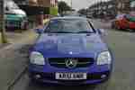 2001 MERCEDES SLK 200 KOMPRESSOR AUTO BLUE