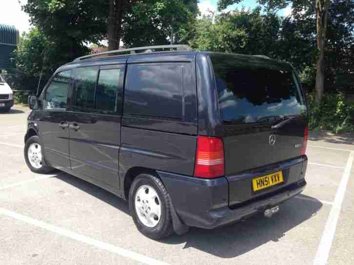 2001 MERCEDES VITO 112 CDI BLACK 97k excelent condition 2 owners from new 8 seat