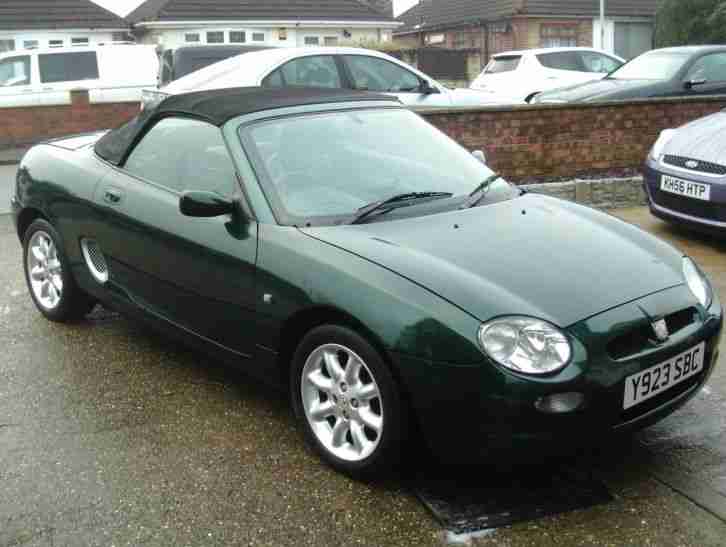 2001 MG 1.8cc MGF GREEN MOT 11 9 17FULL LEATHER 60K NICE CHEAP CAR