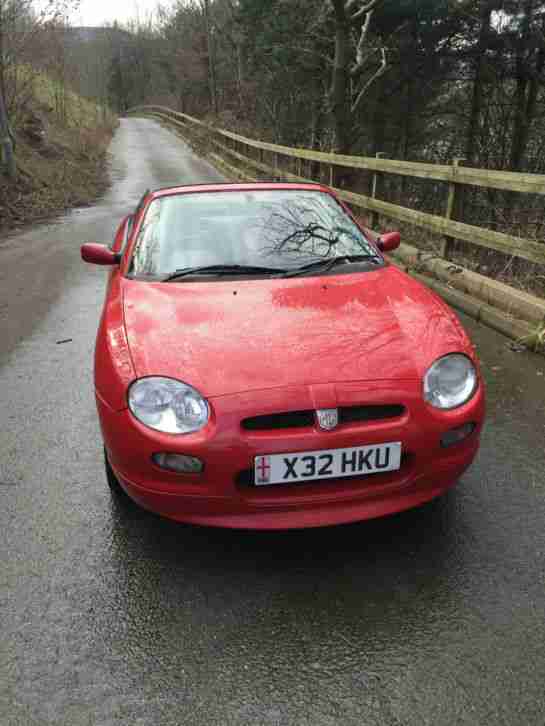 2001 MG MGF RED SUMMER BARGAIN IDEAL PROJECT JUST NEEDS TLC CHEAP