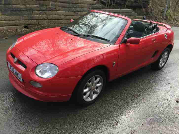 2001 MG MGF RED SUMMER BARGAIN IDEAL PROJECT JUST NEEDS TLC CHEAP