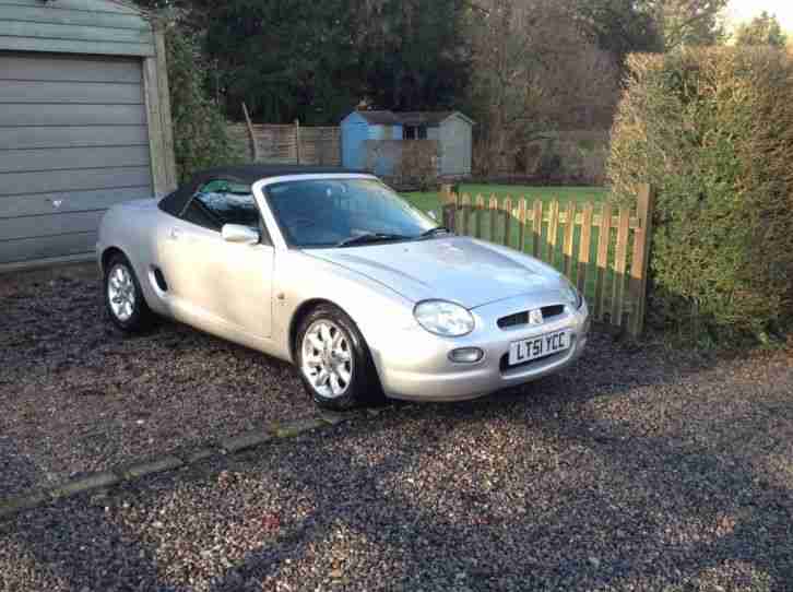 2001 MG MGF SILVER 1.8 Petrol Spares or repair. 2 doors. MOT August. 77772 miles