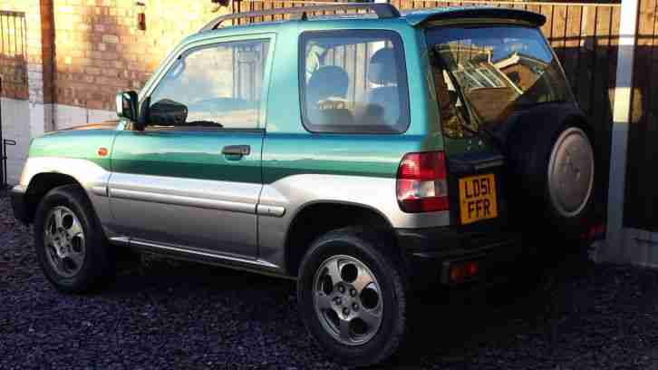 2001 MITSUBISHI SHOGUN PININ GDI ELEGANCE GREEN/SILVER