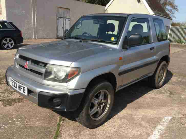 2001 MITSUBISHI SHOGUN PININ GDI EQUIPPE SILVER LOW MILEAGE OFF ROADER 4x4
