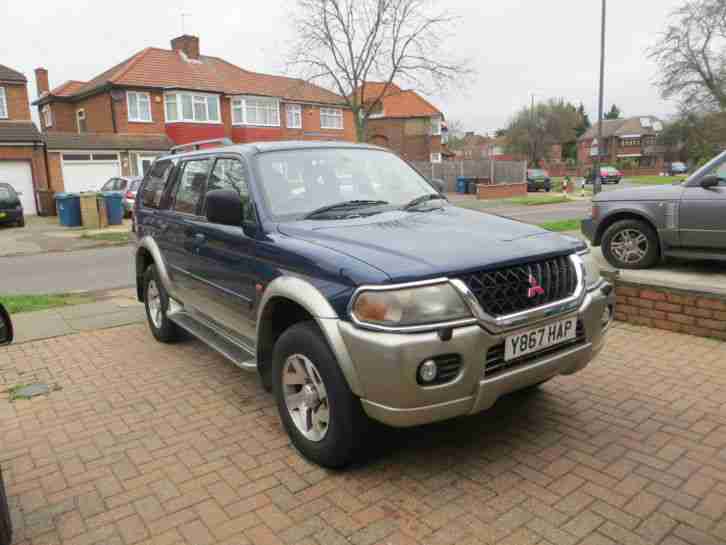 2001 SHOGUN SPORT GLS V6 AUTO BLUE