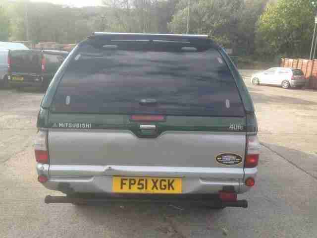 2001 Mitsubishi L200 Double Cab TD 4Life 4WD 113Bhp 5 door 4 X 4