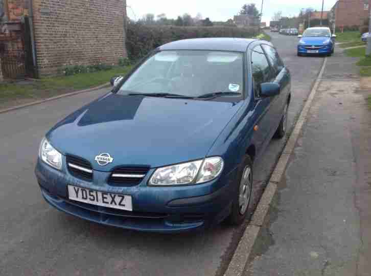 2001 NISSAN ALMERA E BLUE