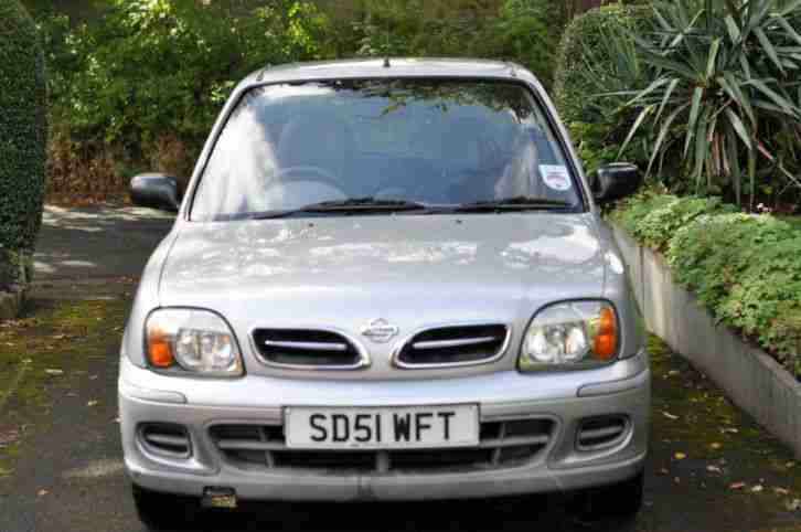 2001 MICRA S SILVER. LOW MILES TAX