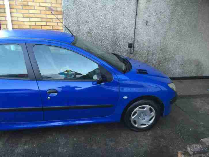 2001 PEUGEOT 206 1.1L STYLE BLUE, 85646 Miles