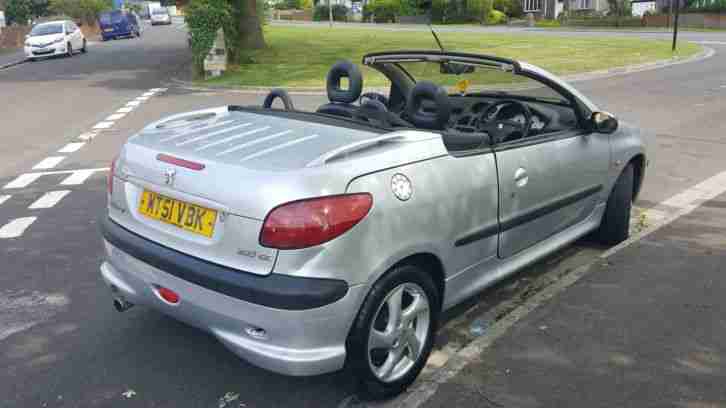 2001 PEUGEOT 206 CC SILVER