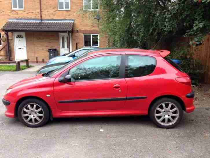 2001 PEUGEOT 206 GTI RED