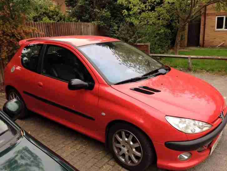 2001 PEUGEOT 206 GTI RED