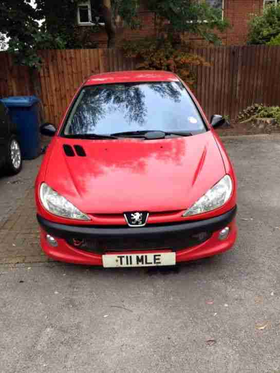 2001 PEUGEOT 206 GTI RED