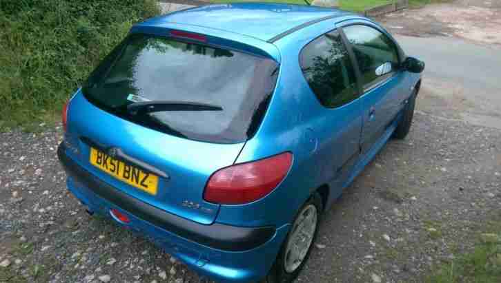 2001 PEUGEOT 206 LX 2.0 HDI 90 TURBO DIESEL METALLIC BLUE