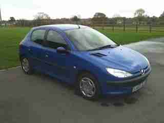2001 PEUGEOT 206 LX BLUE