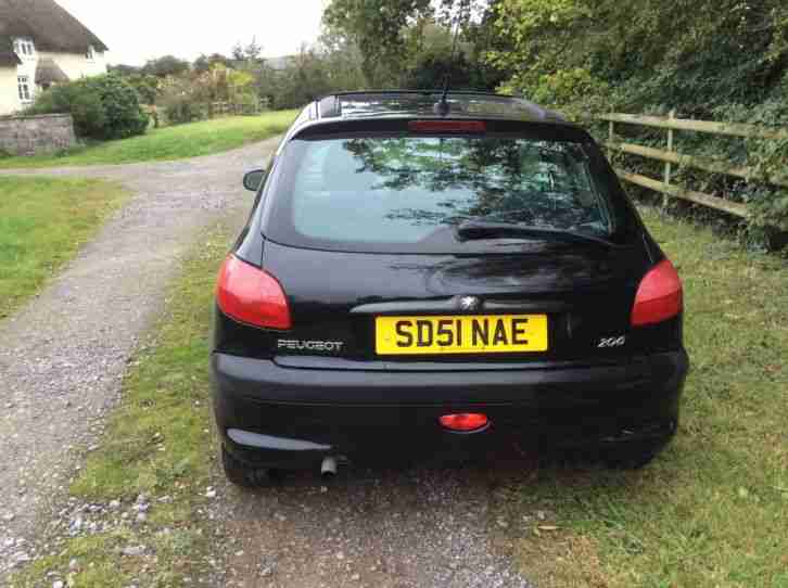2001 PEUGEOT 206 LX D BLACK