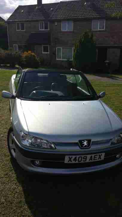 2001 PEUGEOT 306 CABRIOLET SE 16v Silver Convertible 12 Months MOT