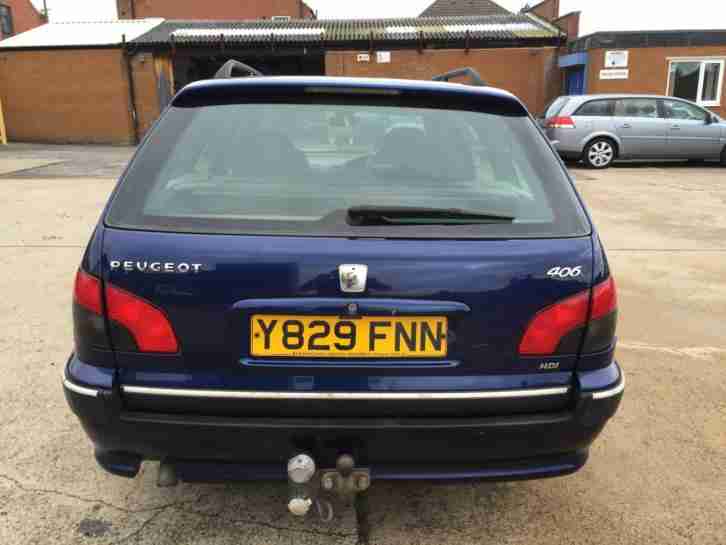 2001 PEUGEOT 406 2.0HDi RAPIER ESTATE **NEW CLUTCH, TOW BAR**