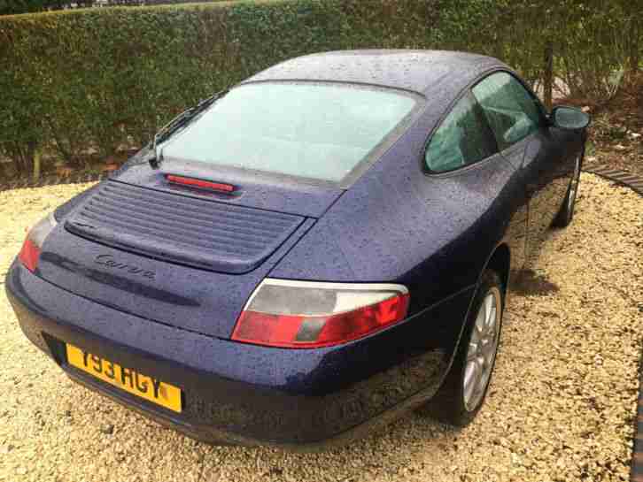 2001 PORSCHE 911 CARRERA TIPTRONIC S BLUE SPARES OR REPAIRS GT3 ALLOYS