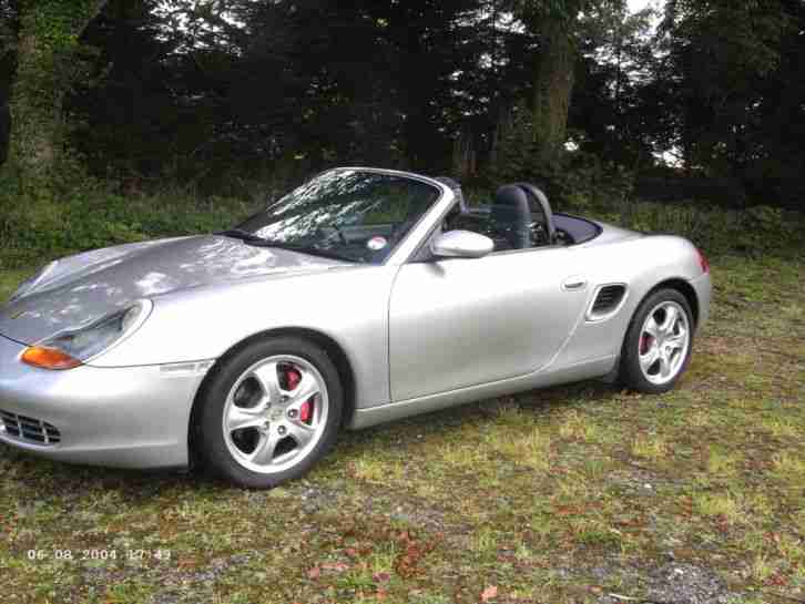 2001 PORSCHE BOXSTER 3.2 S TIPTRONIC SILVER