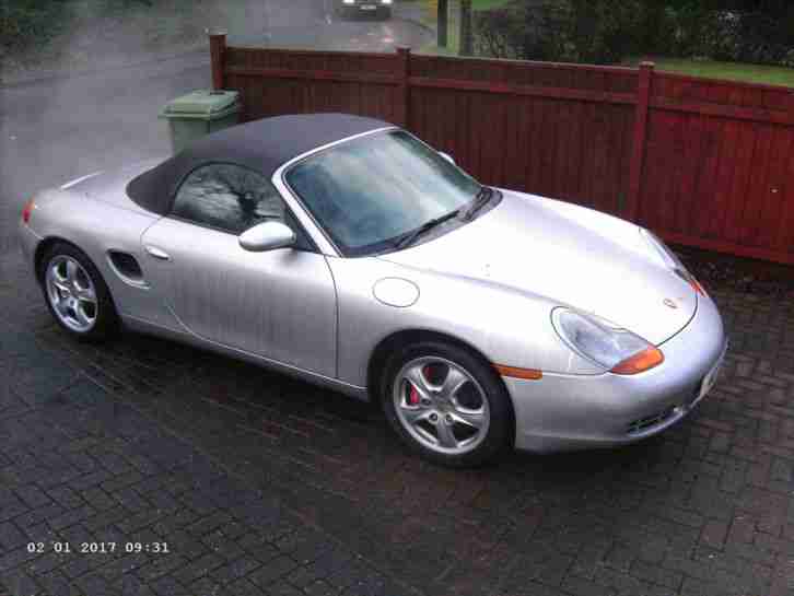 2001 PORSCHE BOXSTER 3.2 S TIPTRONIC SILVER
