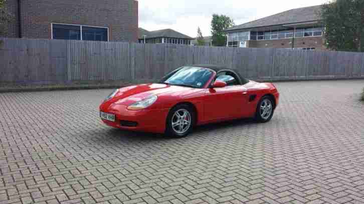 2001 PORSCHE BOXSTER GUARDSMAN RED