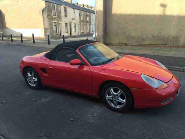 2001 BOXSTER RED 2.7 CONVERTIBLE HPI