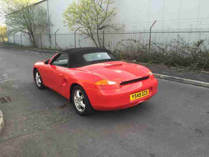 2001 PORSCHE BOXSTER RED 2.7 CONVERTIBLE HPI CLEAR !!!!CHEAPEST EVER!!!!