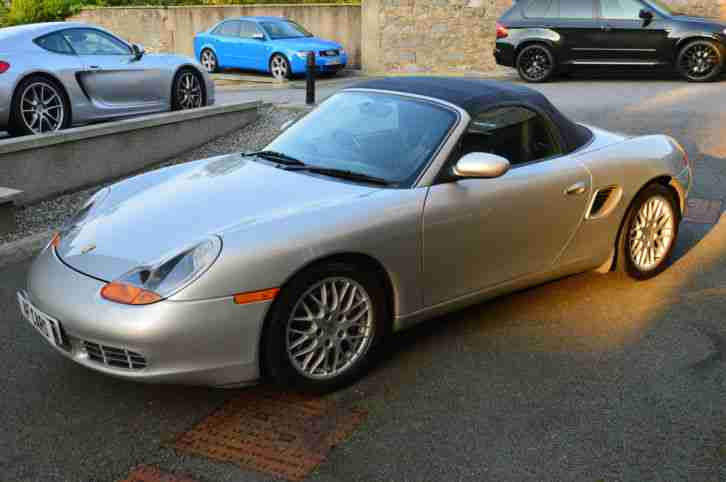 2001 PORSCHE BOXSTER S SILVER, LOW MILEAGE, WARRANTY, FSH, EXCELLENT EXAMPLE!!!
