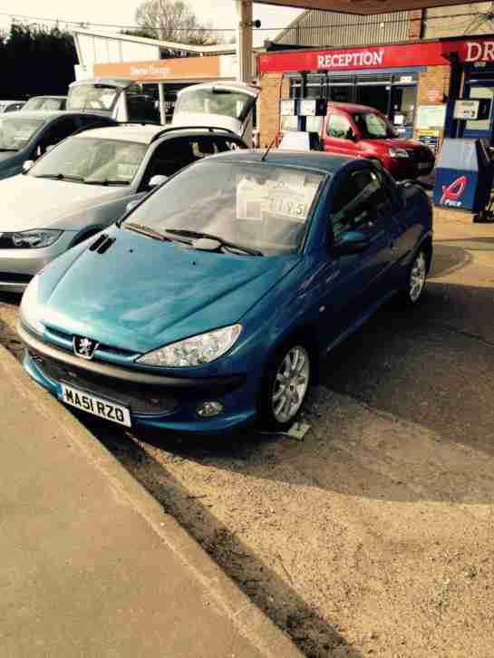 2001 Peugeot 206 2.0 16v Coupe Cabriolet SE