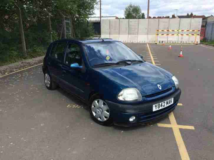 2001 RENAULT CLIO ALIZE DTI 1.9 TURBO DIESEL 5 DOOR ONLY 85K CHEAP TAX 65MPG
