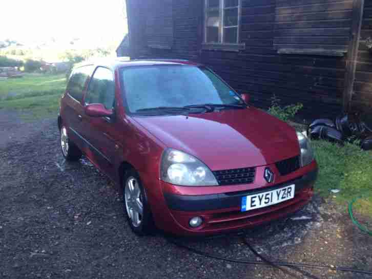 Renault CLIO. Renault car from United Kingdom