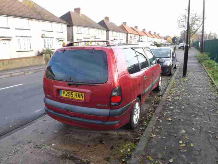 2001 RENAULT GRAND ESPACE PRIVILEGE 3L V6 RED Automatic 7 seats