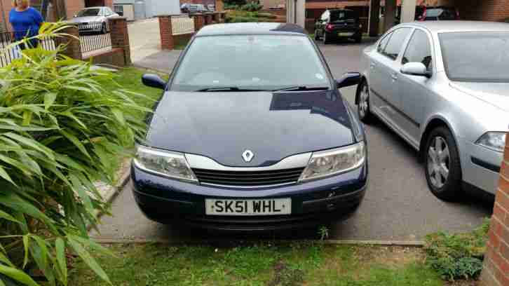 2001 RENAULT LAGUNA AUTHENTIQUE 16V BLUE (MOT fail)