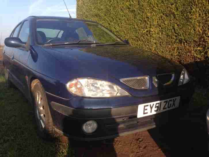 2001 RENAULT MEGANE FIDJI 16V BLUE