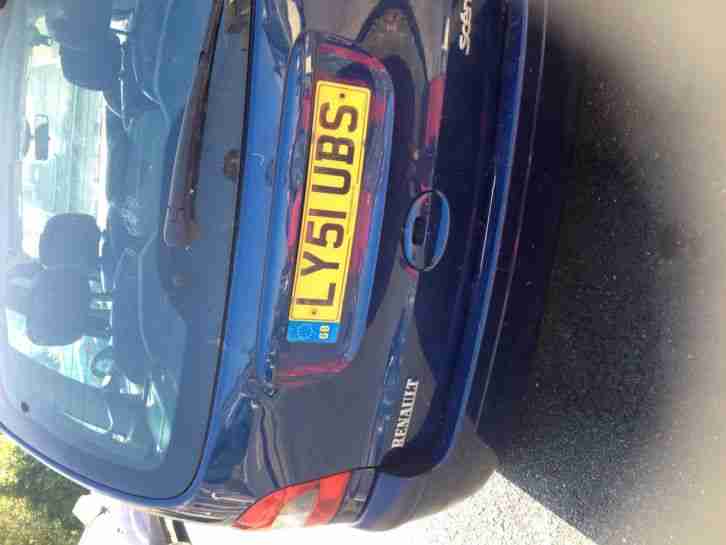 2001 RENAULT MEGANE SCENIC DYNAMIQUE BLUE
