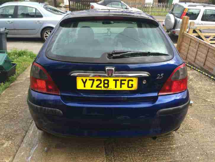 2001 ROVER 25 IMPRESSION BLUE &pound;995 ONO