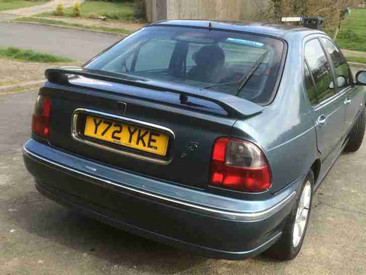 2001 ROVER 45 IS 16V, VERY LOW MILES, NEW MOT. ONE OWNER .BLUE