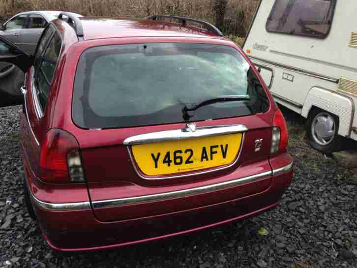 2001 ROVER 75 CLUB CDT TOURER AUTO RED