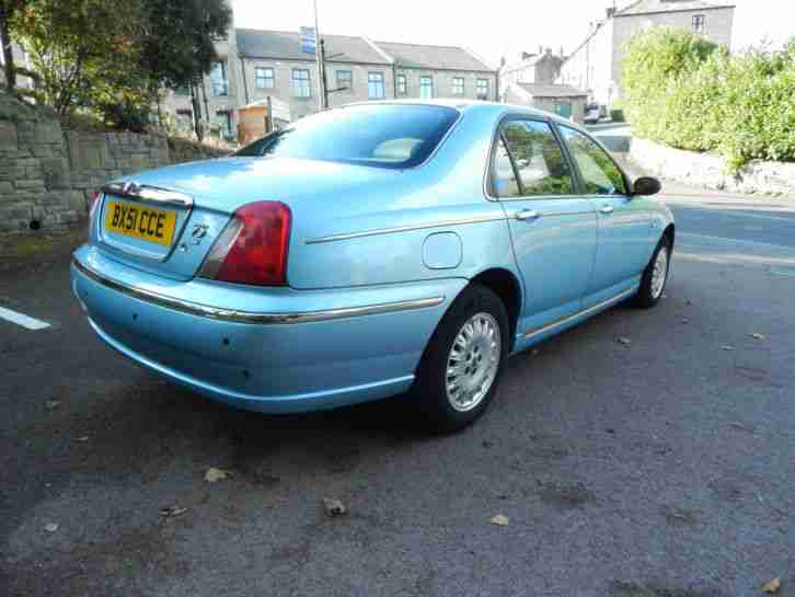 2001 ROVER 75 CONNOISSEUR 2.5 V6 - ONLY 70K MILES!! - FULL HEATED LEATHER