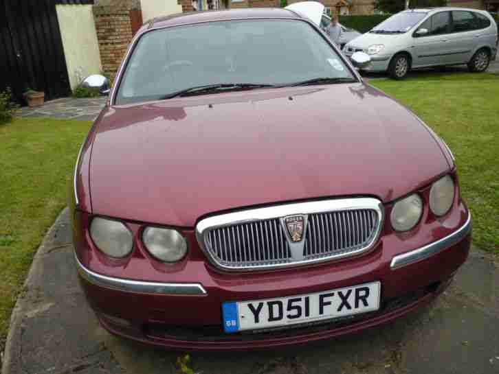 2001 ROVER 75 CONNOISSEUR CDT SE AUT RED