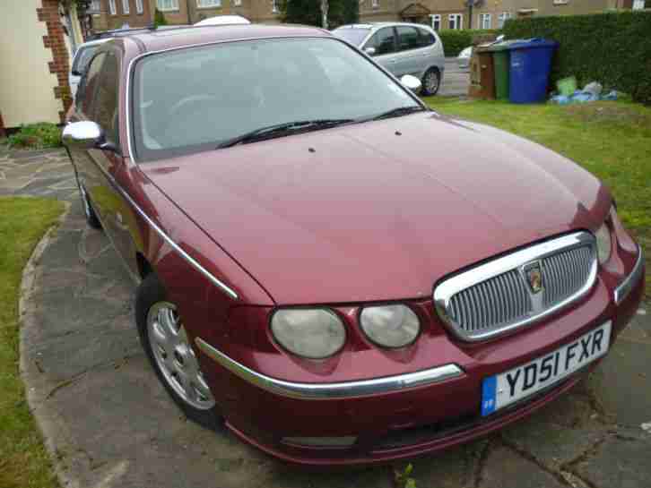 2001 ROVER 75 CONNOISSEUR CDT SE AUT RED