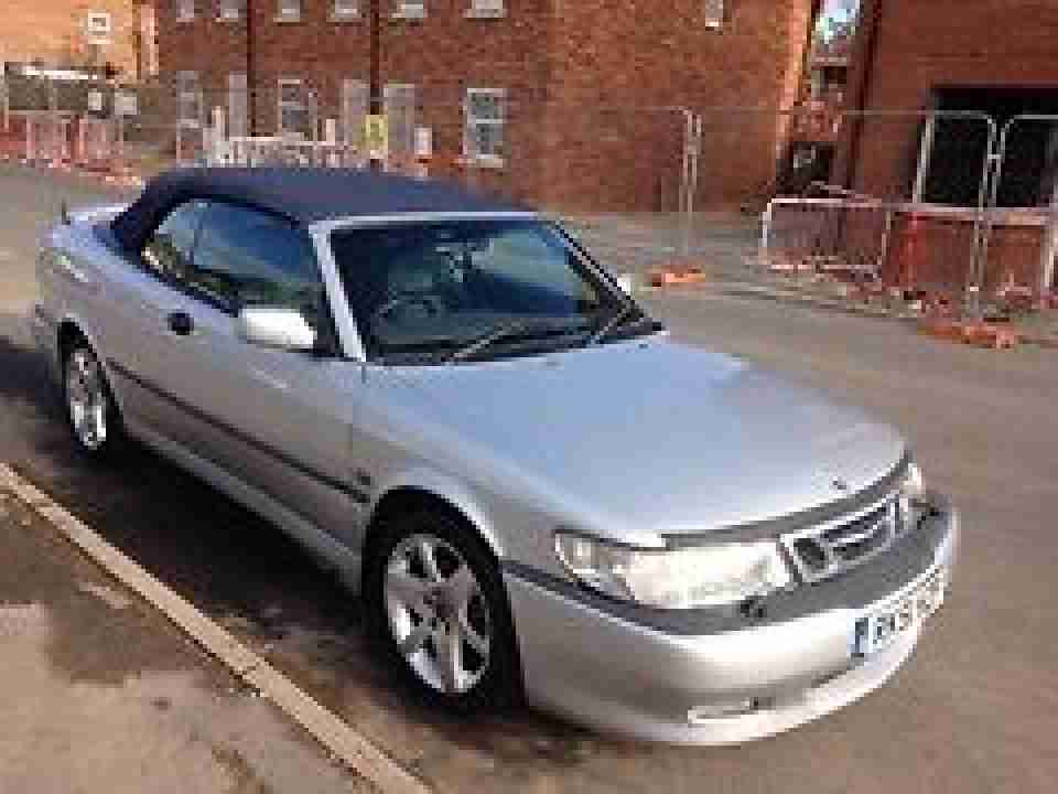 2001 SAAB 9-3 AERO (HOT) SILVER CONVERTIBLE NO RESERVE