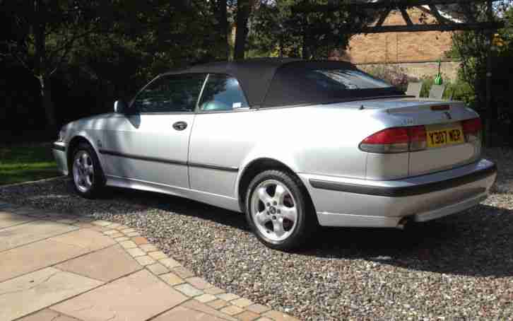 2001 SAAB 9-3 SE TURBO SILVER