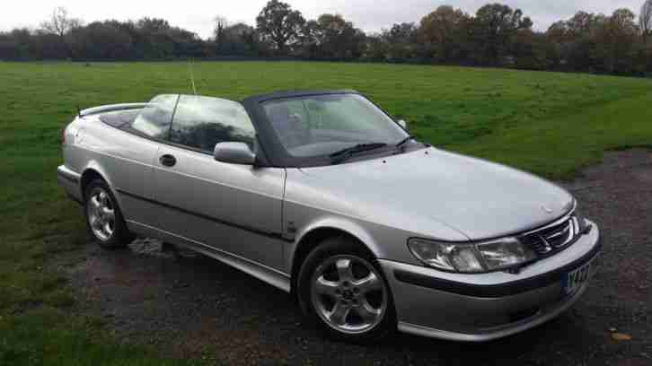 2001 9 3 SE TURBO SILVER CONVERTIBLE