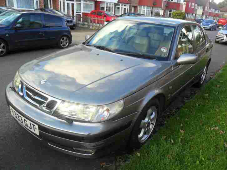 2001 SAAB 9-5 SE AUTO GREY.barn find 99p start no reserve drives a1 BARGAIN