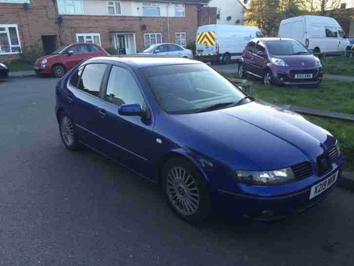 2001 SEAT LEON 20V TURBO SPORT BLUE