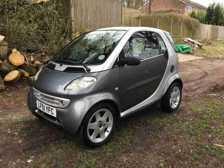 2001 SMART CITY PULSE 50 AUTO MAUVE SILVER